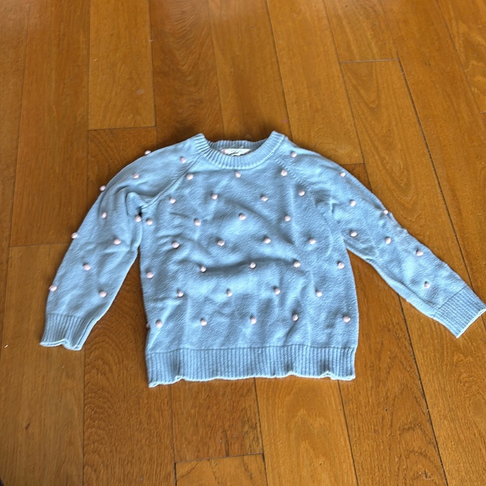 Egg NY Pink Knot Periwinkle Sweater 4T